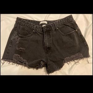 Black Forever 21 Jean Shorts